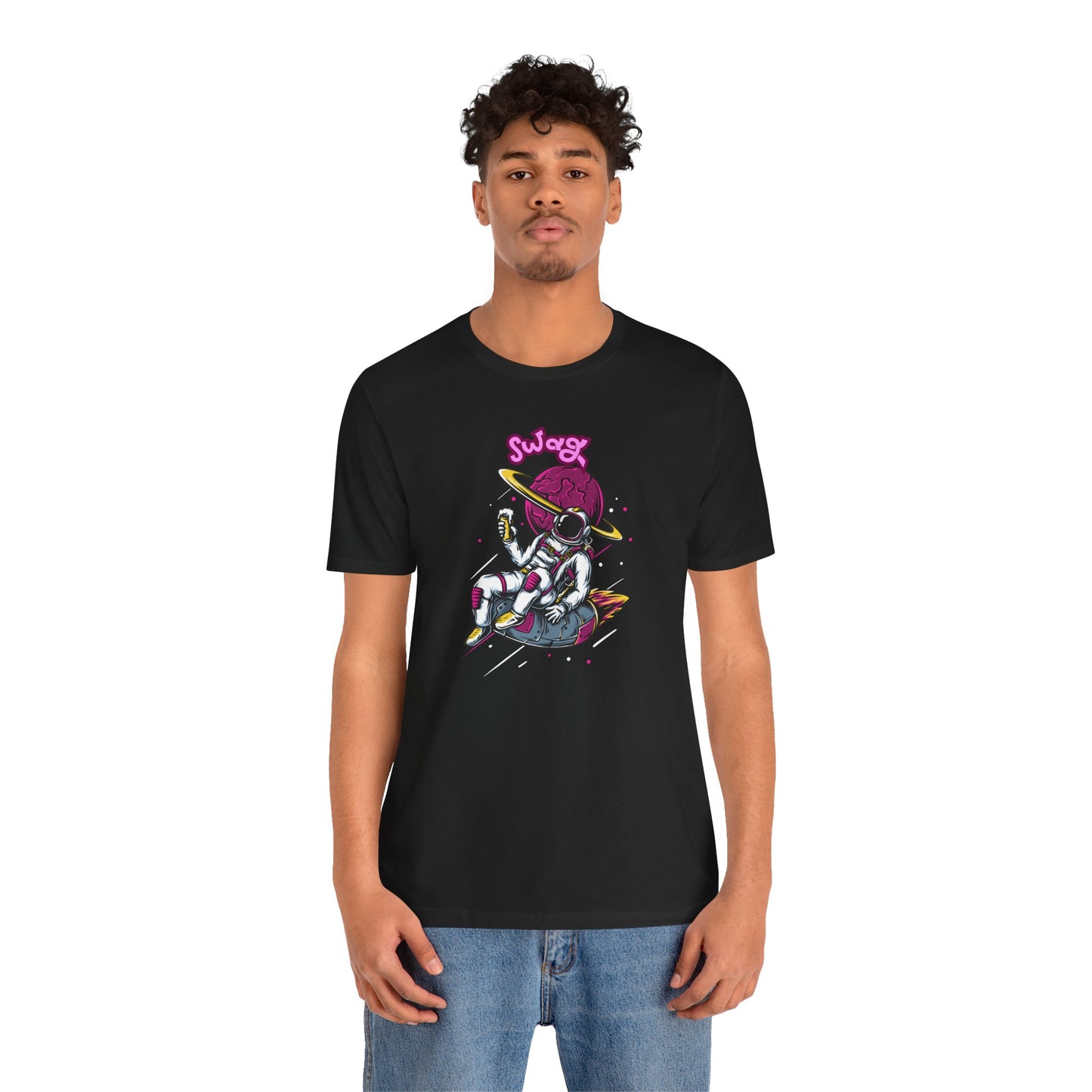 Cool Space Swag Unisex Short Sleeve Tee | Fun Graphic Tee for Casual Wear