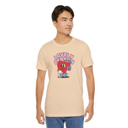Lovely Person Short Sleeve Tee - Kind Souls Unisex Jersey