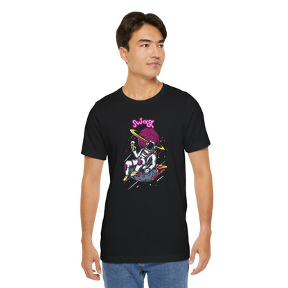 Cool Space Swag Unisex Short Sleeve Tee | Fun Graphic Tee for Casual Wear
