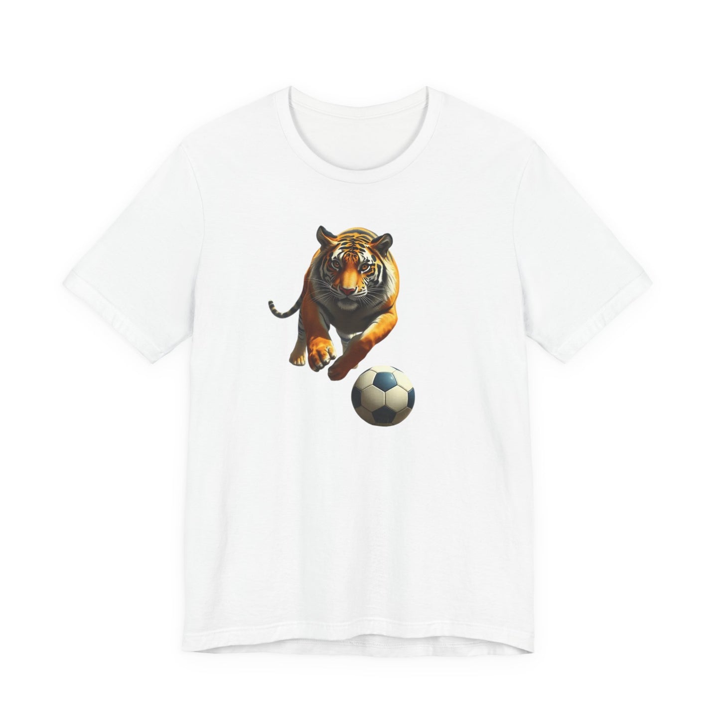 Tiger Soccer T-Shirt — Fierce Soccer Cat Graphic Tee