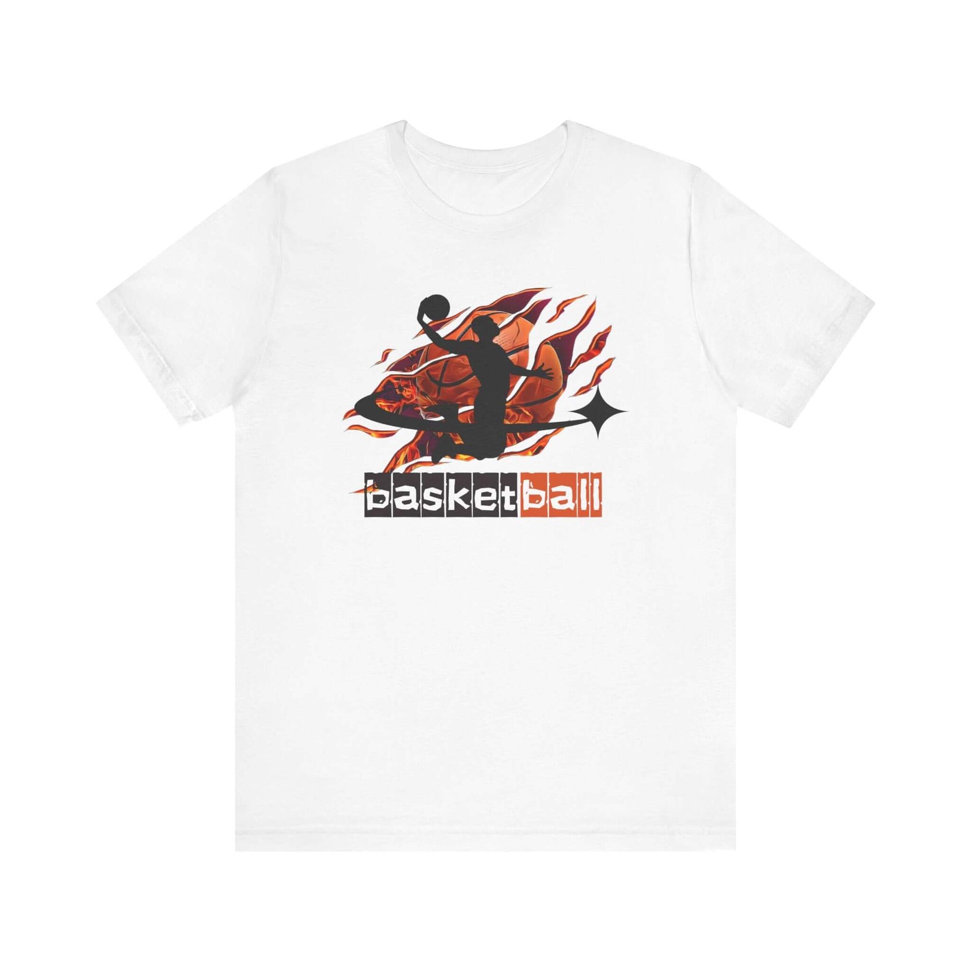 Basketball graphic tee featuring a dynamic design, perfect for sports enthusiasts and casual wear.