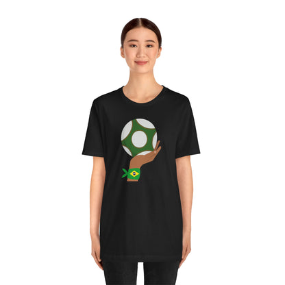 Brazil Football Soccer Unisex Tee - Express Delivery Available