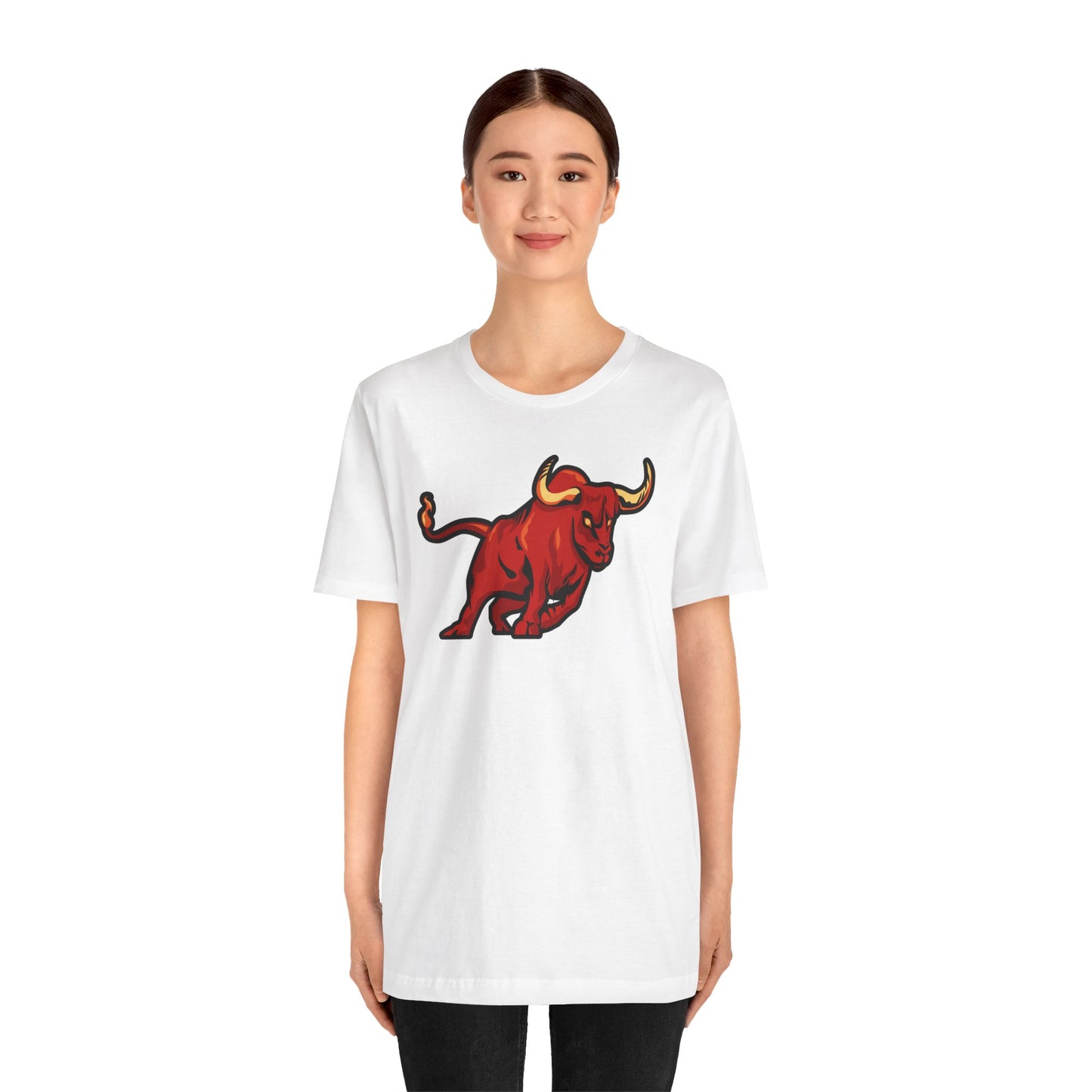 Vibrant Bull Graphic Tee - Unisex Jersey