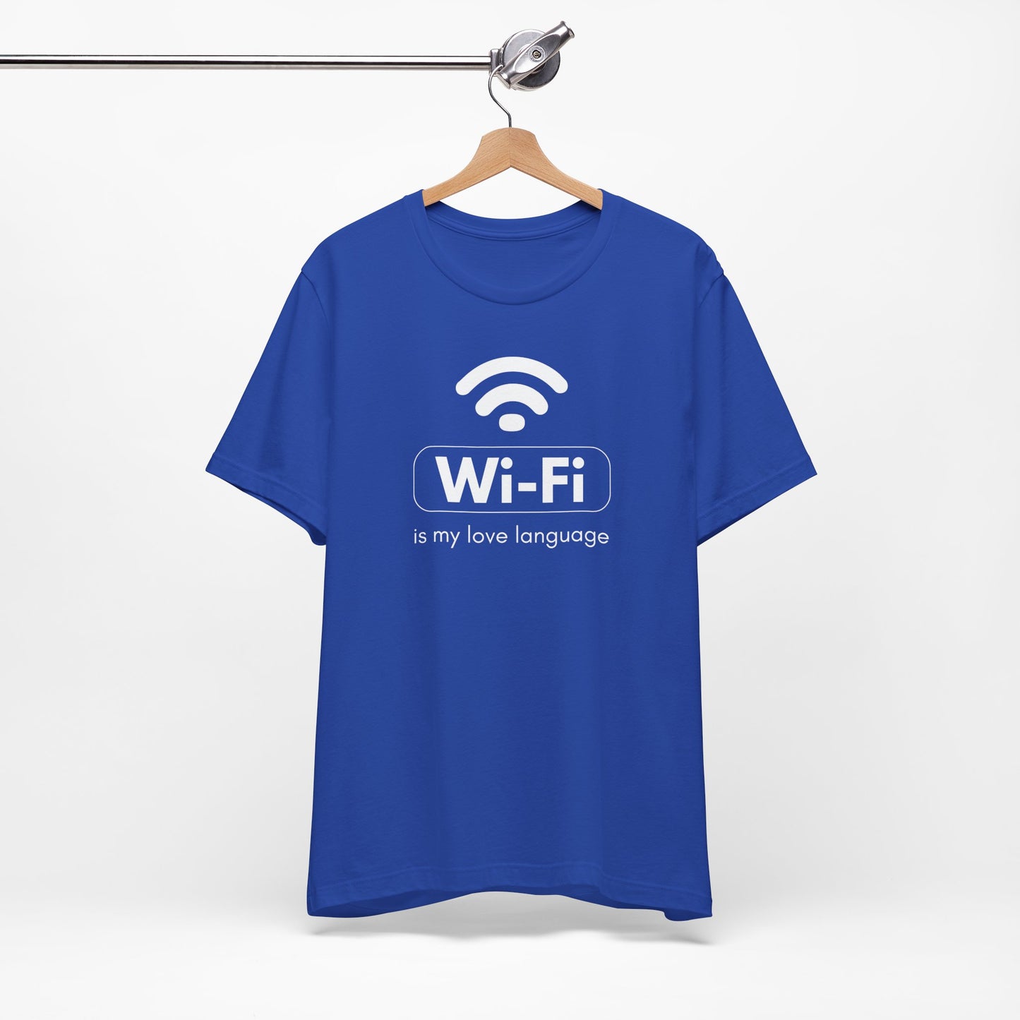 Funny Wi-Fi Love Language Unisex Short Sleeve Tee