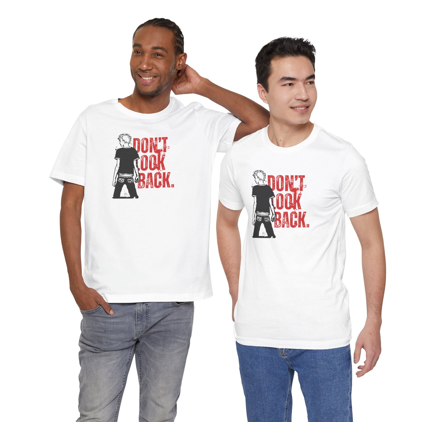 Inspirational Tee - 'Don't Look Back' Unisex Jersey