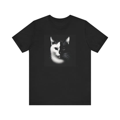 Cat Tee - Express Delivery Black and White Design