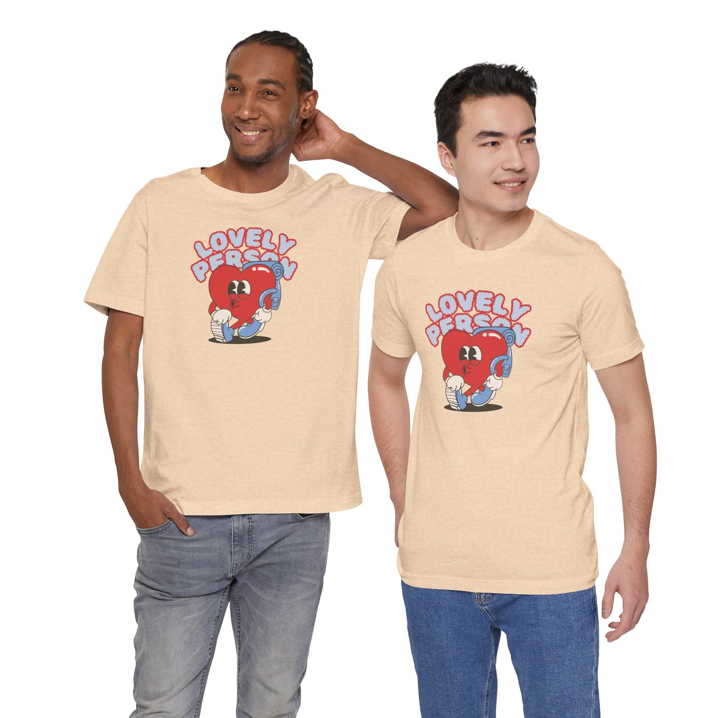 Lovely Person Short Sleeve Tee - Kind Souls Unisex Jersey