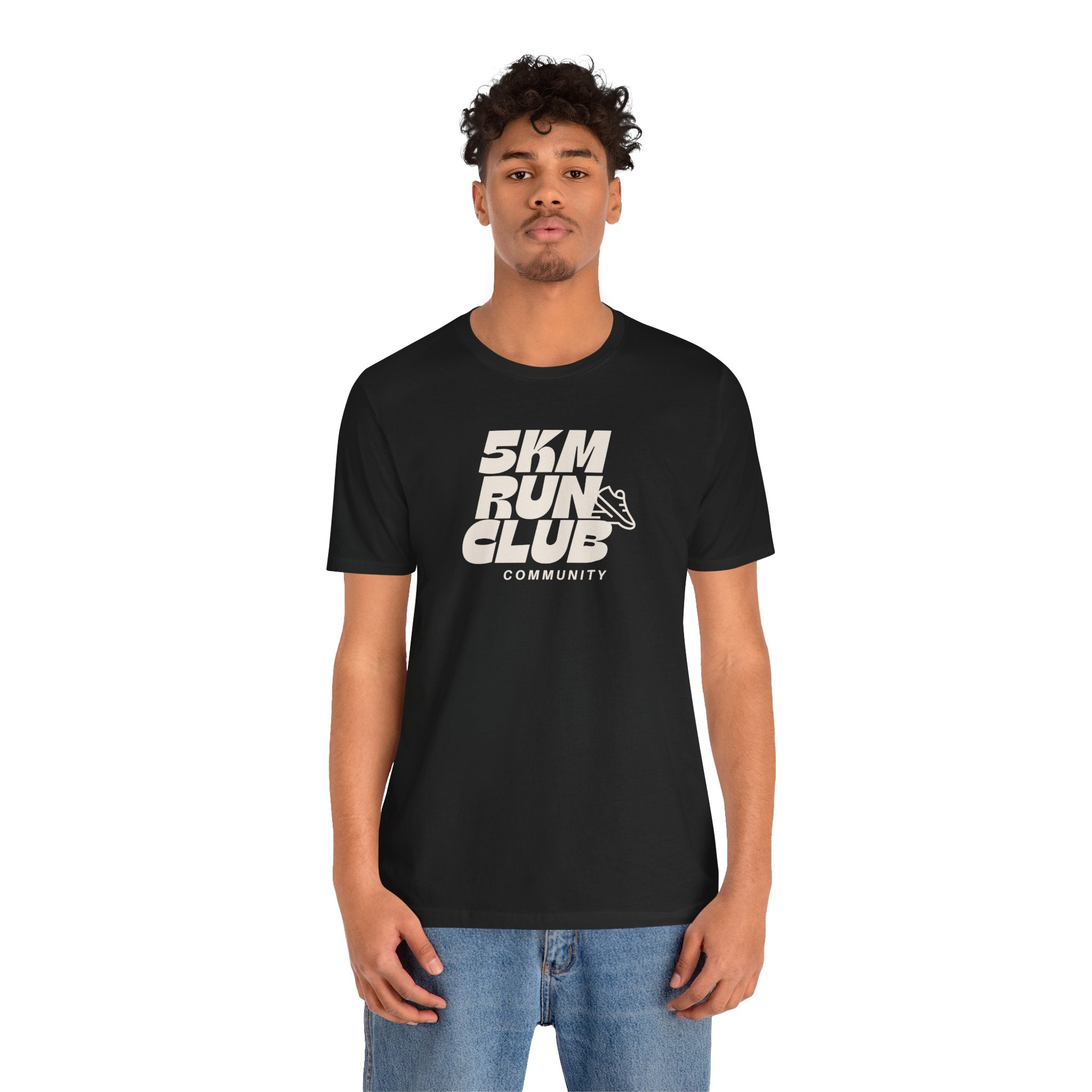 5KM Run Club Unisex Jersey Tee - Perfect for Runners & Fitness Enthusiasts