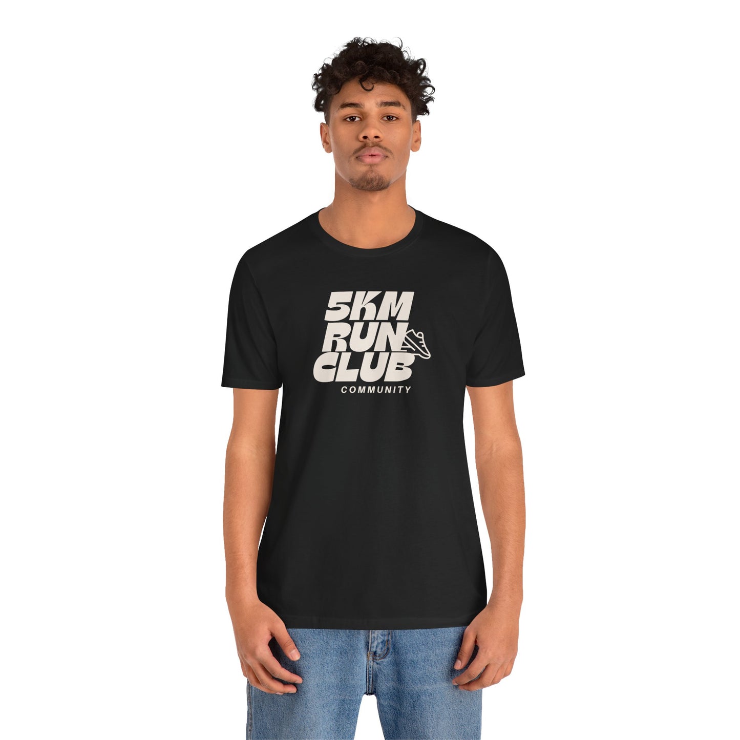 5KM Run Club Unisex Jersey Tee - Perfect for Runners & Fitness Enthusiasts