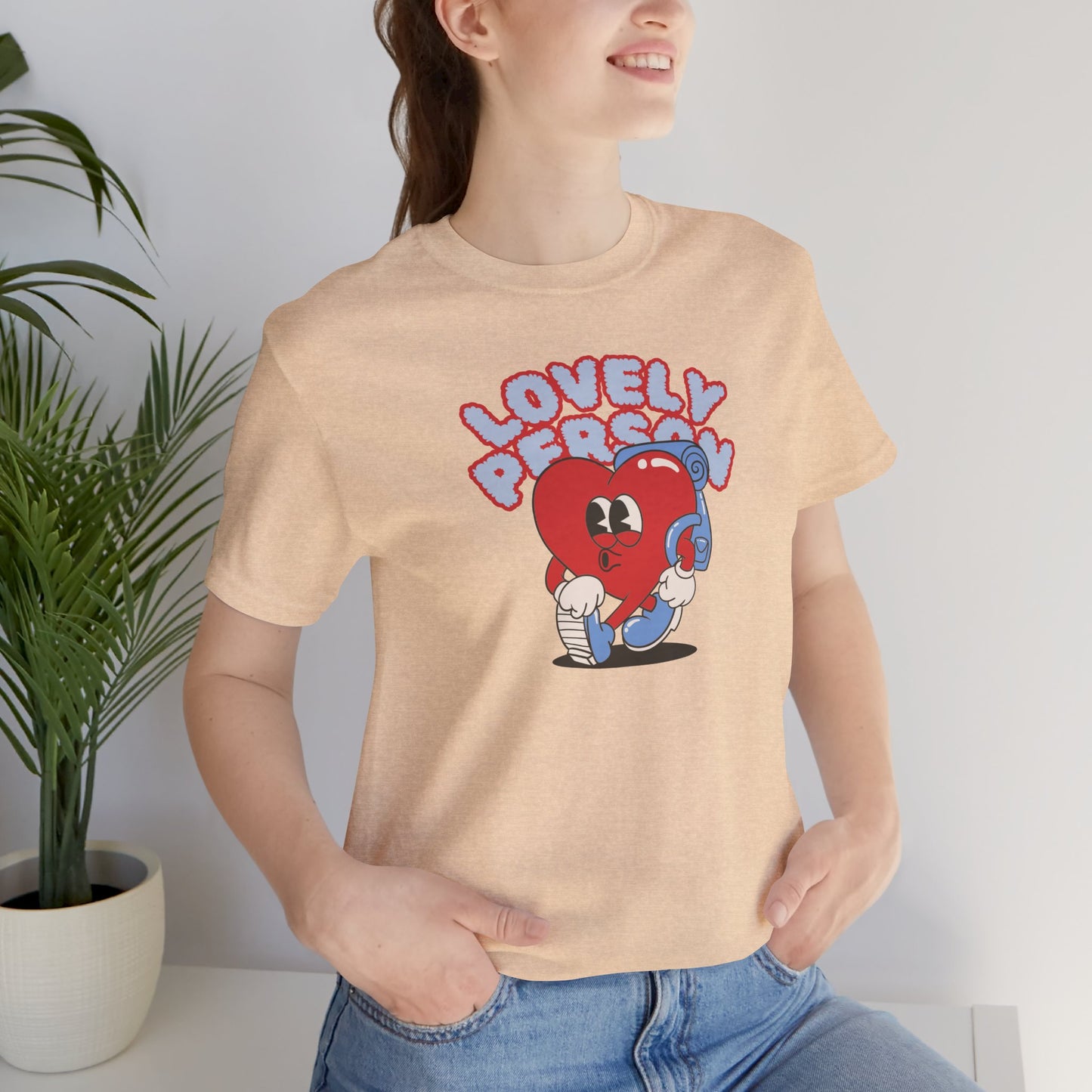 Lovely Person Short Sleeve Tee - Kind Souls Unisex Jersey