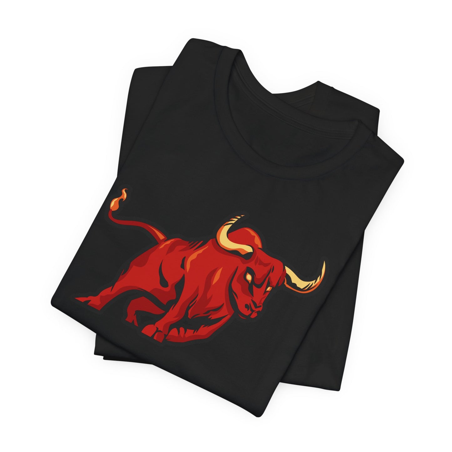 Vibrant Bull Graphic Tee - Unisex Jersey