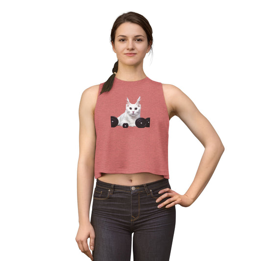 Cat lifting weight Women’s Tank