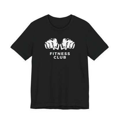 Fitness Club Unisex Jersey Tee - Bold Workout Shirt