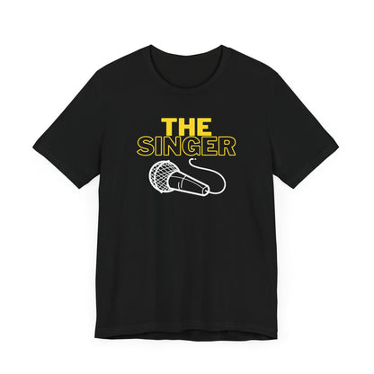 Funny Singer Unisex Jersey Short Sleeve Tee – Perfect Gift for Musicians
