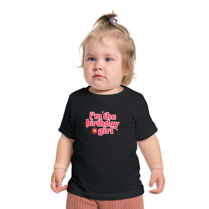 Birthday Girl Baby T-Shirt - Cute Short Sleeve Tee for Celebrating Special Occasions