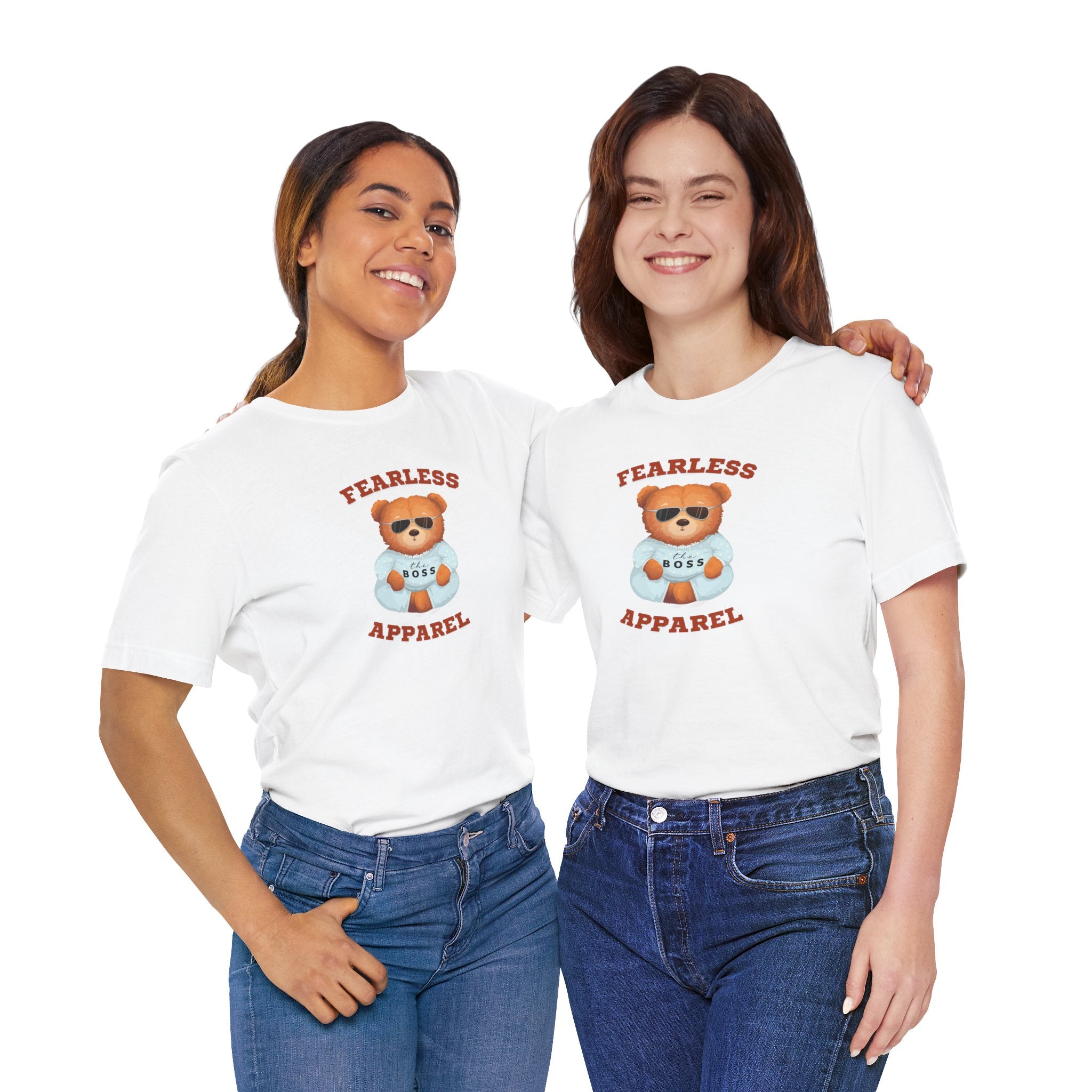 Fearless Boss Bear Unisex T-Shirt - Cute Graphic Tee