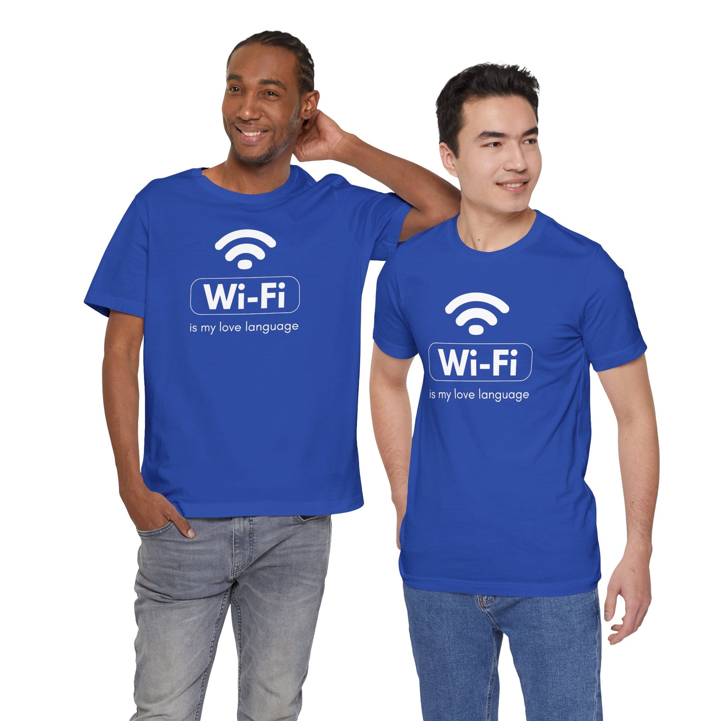 Funny Wi-Fi Love Language Unisex Short Sleeve Tee