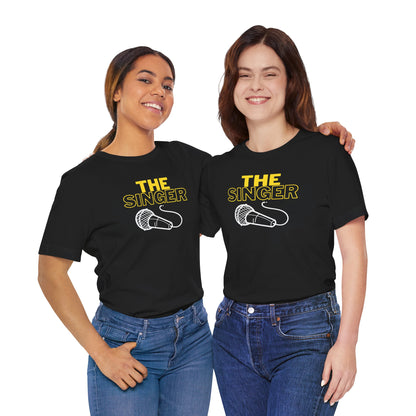 Funny Singer Unisex Jersey Short Sleeve Tee – Perfect Gift for Musicians