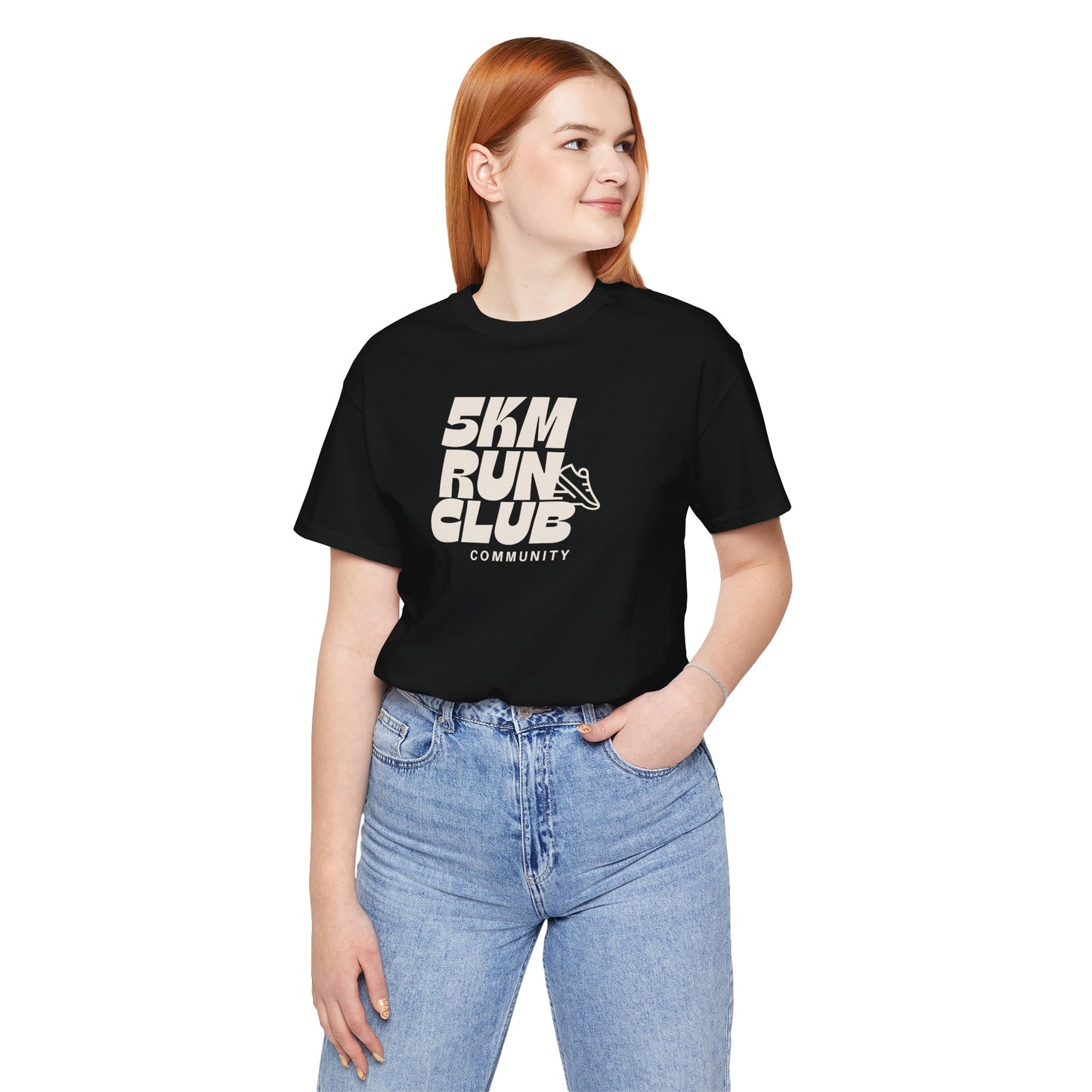 5KM Run Club Unisex Jersey Tee - Perfect for Runners & Fitness Enthusiasts