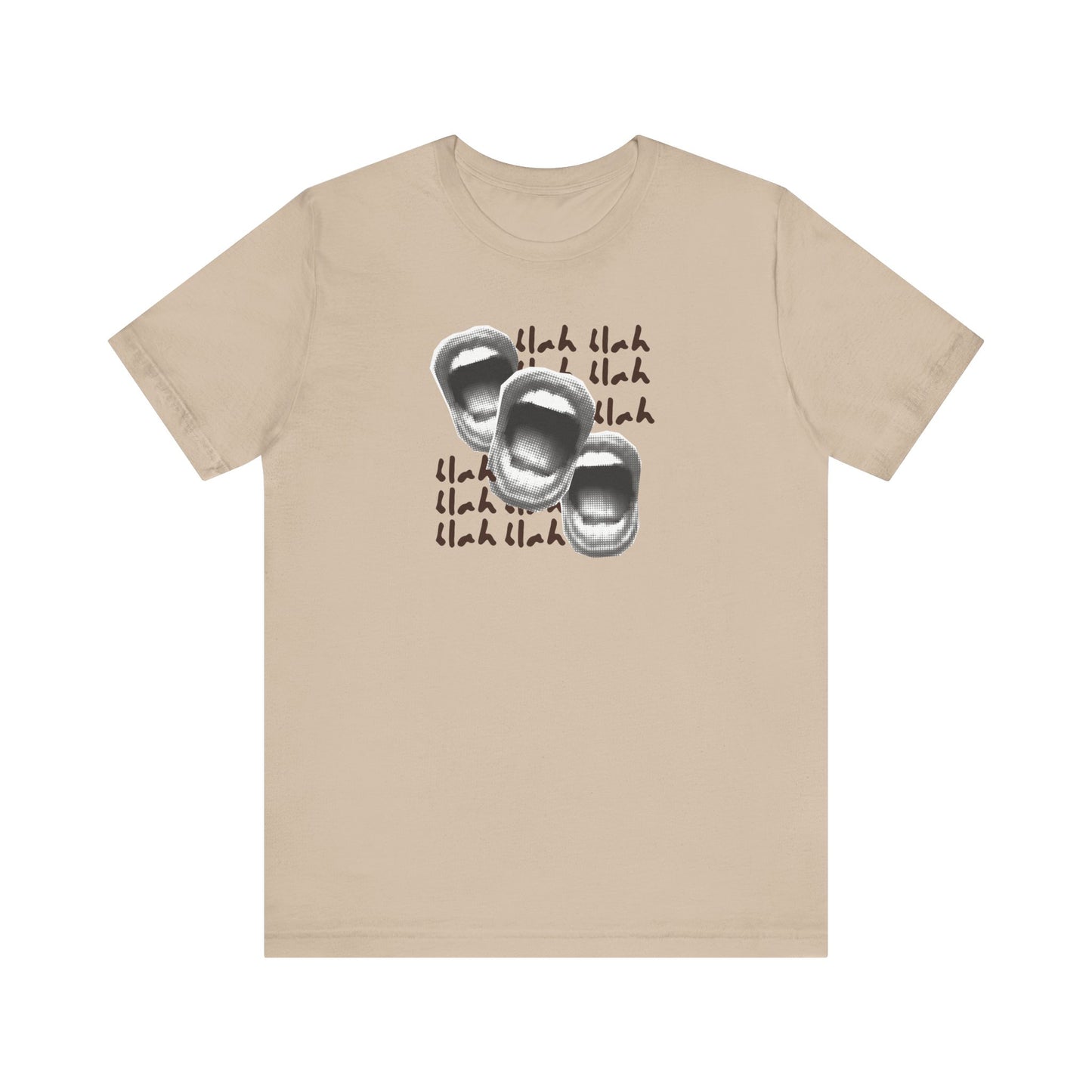Funny Conversation Starter Tee blah, blah  - Unisex Jersey Short Sleeve Tee