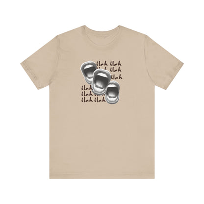 Funny Conversation Starter Tee blah, blah  - Unisex Jersey Short Sleeve Tee
