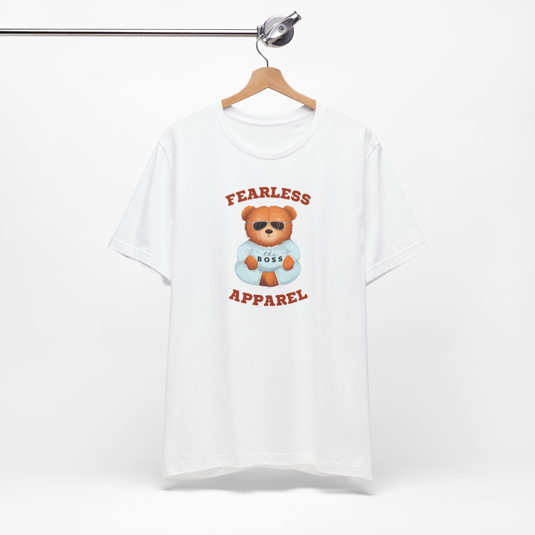Fearless Boss Bear Unisex T-Shirt - Cute Graphic Tee