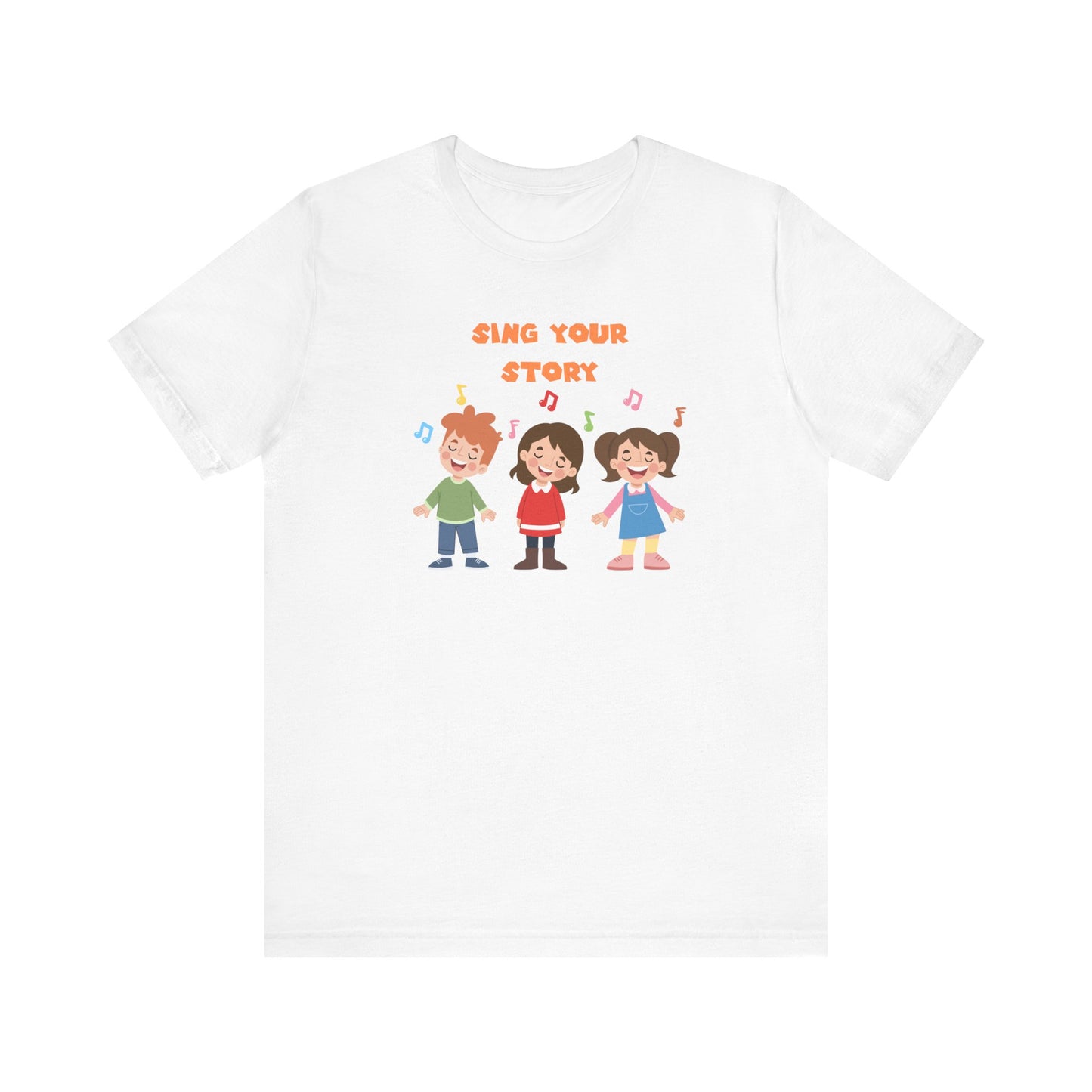 Short Sleeve Tee Sing Your Story Gift - Express Delivery Available