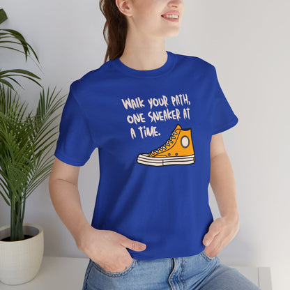 Inspirational Sneaker Tee - Unisex Jersey Short Sleeve