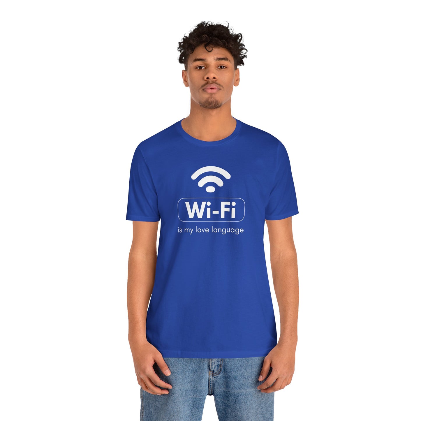 Funny Wi-Fi Love Language Unisex Short Sleeve Tee