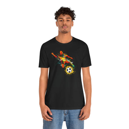 Soccer Champion Unisex Tee - Colorful Sports Graphic T-Shirt