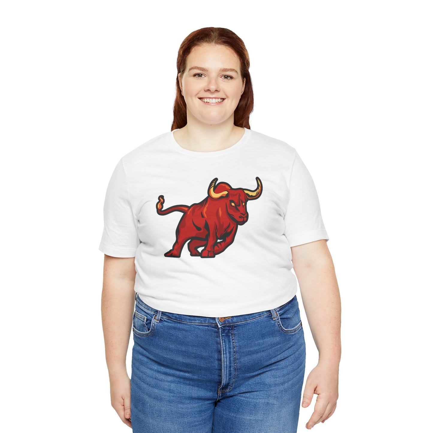 Vibrant Bull Graphic Tee - Unisex Jersey