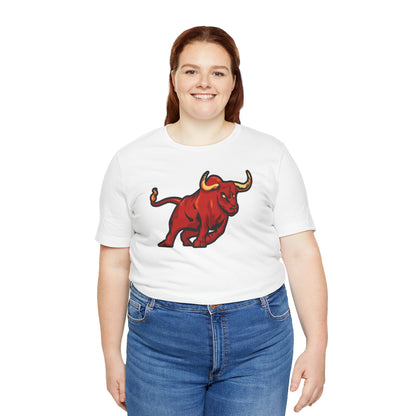 Vibrant Bull Graphic Tee - Unisex Jersey
