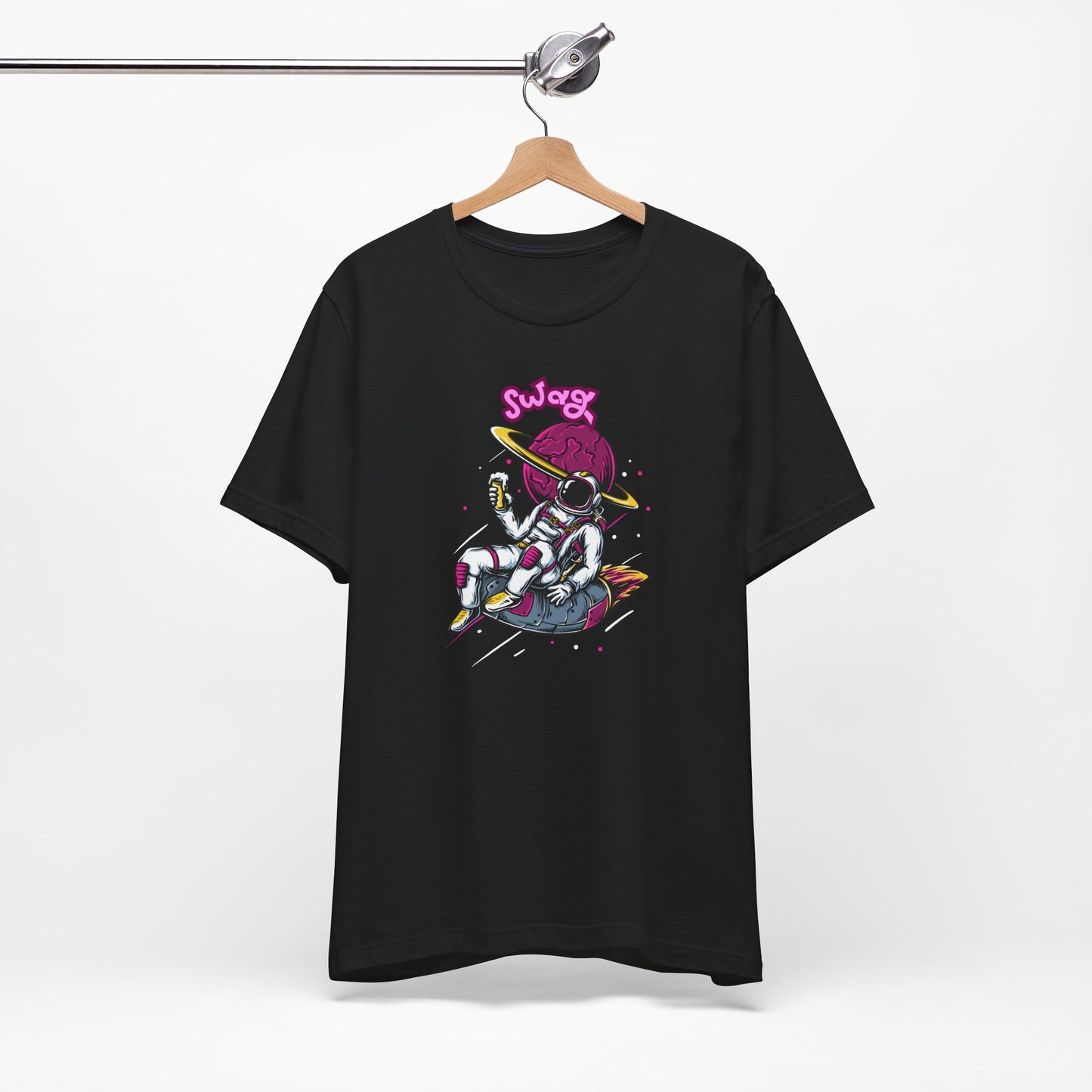 Cool Space Swag Unisex Short Sleeve Tee | Fun Graphic Tee for Casual Wear