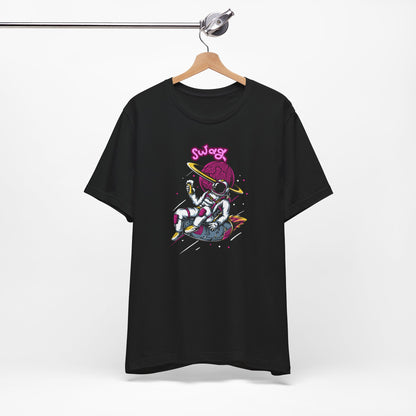 Cool Space Swag Unisex Short Sleeve Tee | Fun Graphic Tee for Casual Wear