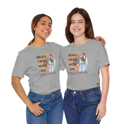 Two women wearing a gray Positive Vibe Women's Tee, showcasing stylish design and positive messaging, perfect for casual wear.
