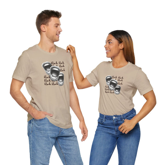 Funny Conversation Starter Tee blah, blah  - Unisex Jersey Short Sleeve Tee